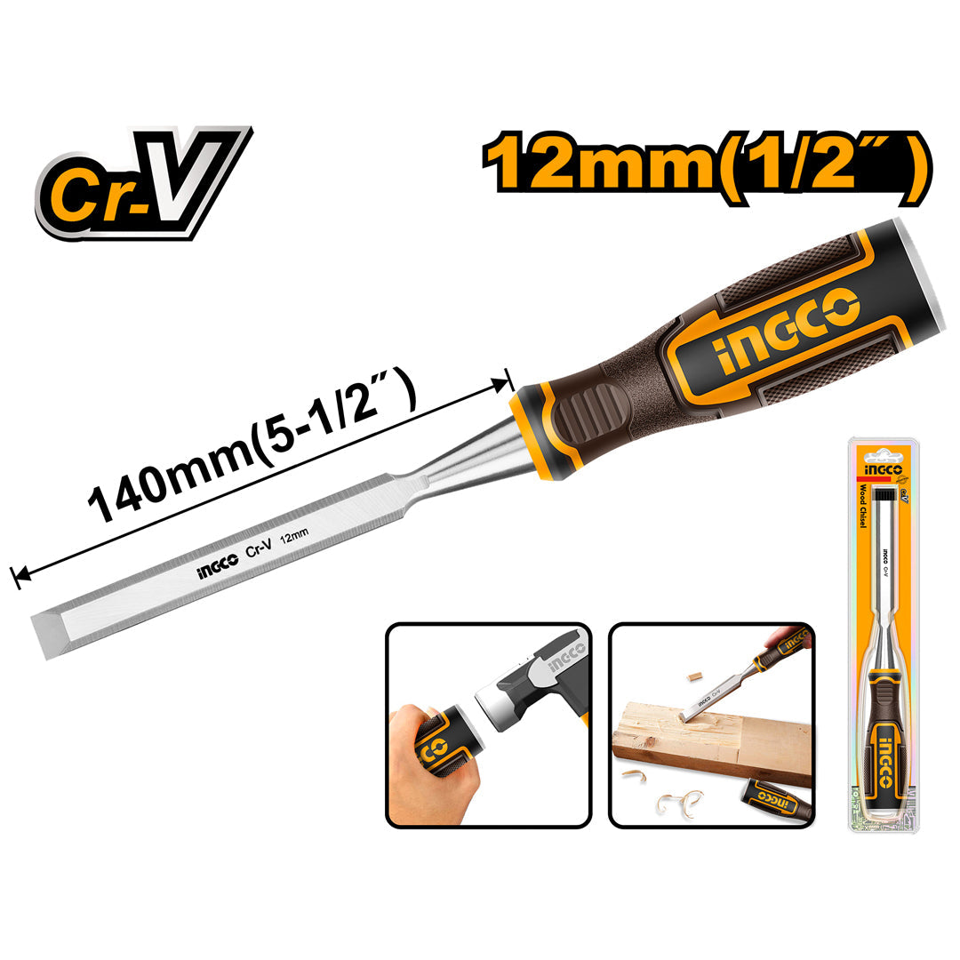 إزميل يدوي لنحت الخشب الصناعي مقاس 12 مم HWC0812