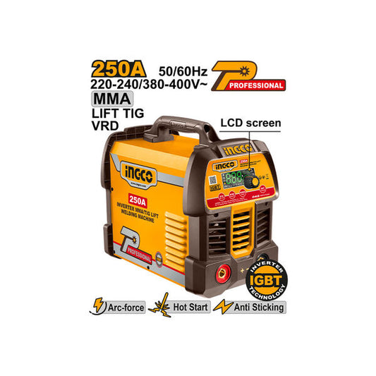 INGCO POSTE MMA/TIG 250A 220V-400V [ING-MMA25089]