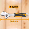 INGCO CLE A MOLETTE POIGNEE SOUPLE 200MM [HADW131088] – INGCO Maroc