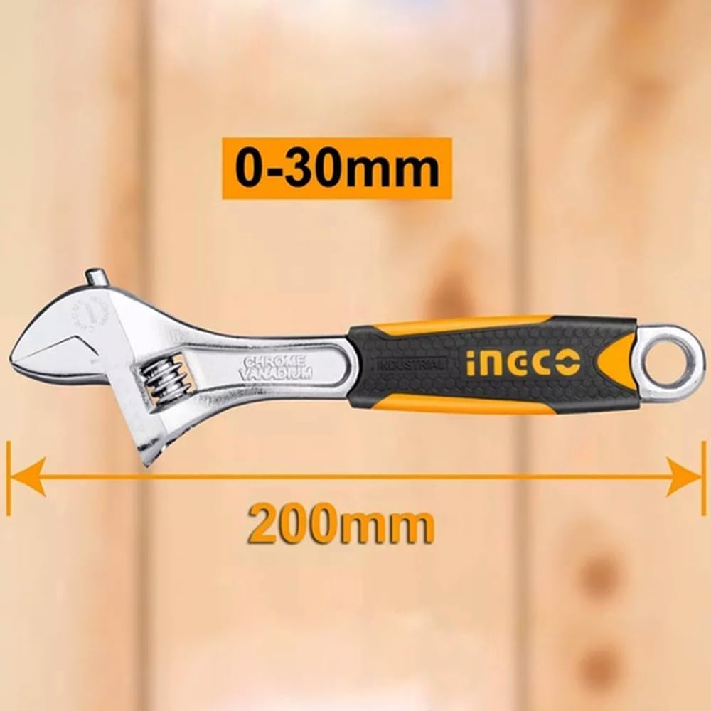 INGCO CLE A MOLETTE POIGNEE SOUPLE 200MM [HADW131088] – INGCO Maroc