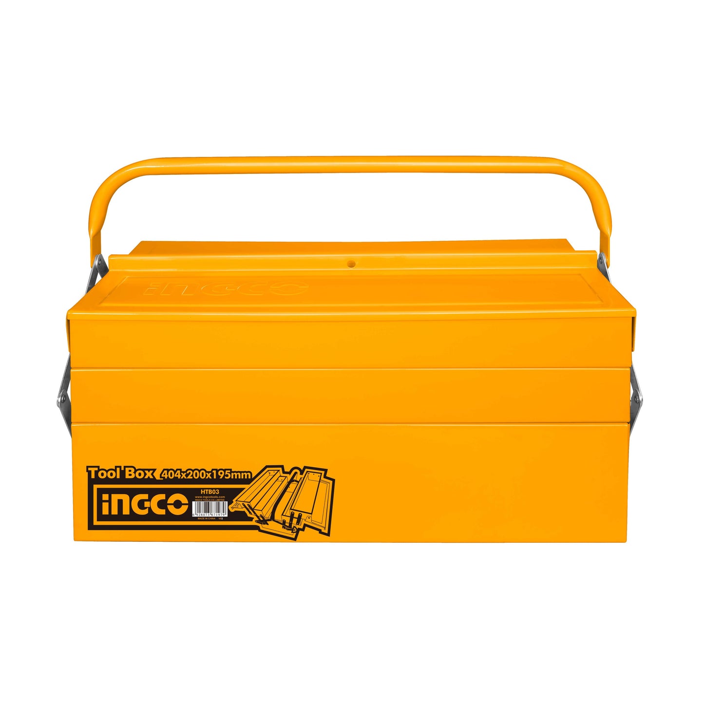 INGCO BOITE A OUTILS TAILLE:400X200X195MM 3 ETAGES [HTB03]