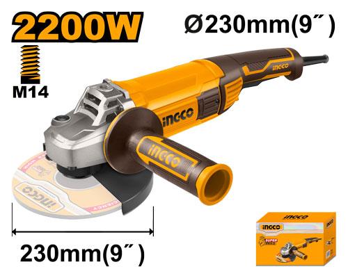INGCO MEULEUSE 230 MM 2200W [AG220018] – INGCO Maroc