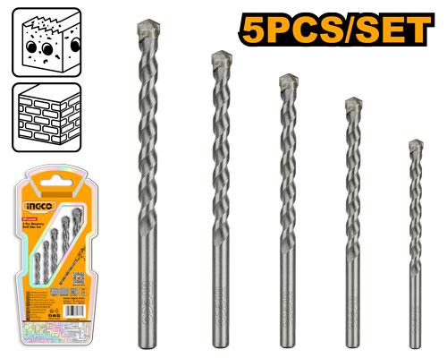 INGCO SET DE FORETS A BETON 5 PIECES [AKDB3055]