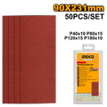 INGCO JEU FEUILLES ABRASIVES PONCAGE 50PCS 90*231MM NR [AKFS2401012] – INGCO Maroc