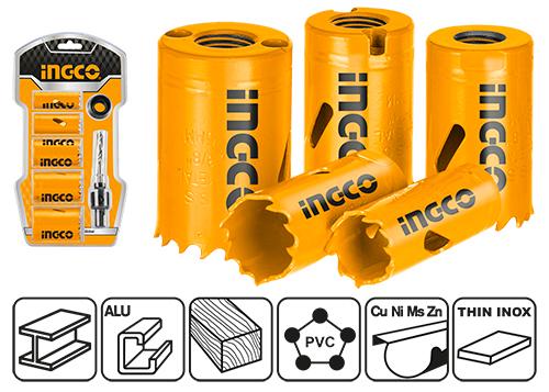 INGCO JEU DE SCIES-CLOCHES BIMETALLIQUES 7PCS [AKH0071]