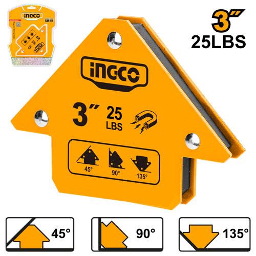 INGCO SUPPORTS DE SOUDAGE MAGNETIQUE 3'' [AMWH25031]