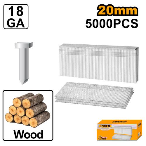 INGCO BOITE 5000 CLOUS GALVANISES 20MM CALIBRE18 20X1,2 [ANA18201]