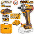 INGCO VISSEUSE A CHOC 20V 285N.M BRUSHLESS [CIRLI2028] – INGCO Maroc