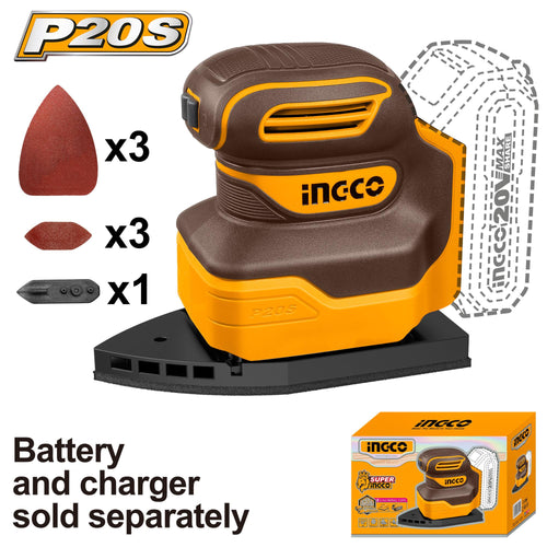 INGCO Ponceuse Ã palmier sans fil Ingco 20V [CPSLI20141]