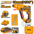INGCO MARTEAU PERFORATEUR BRUSHLESS 20V 18MM [CRHLI201881] – INGCO Maroc