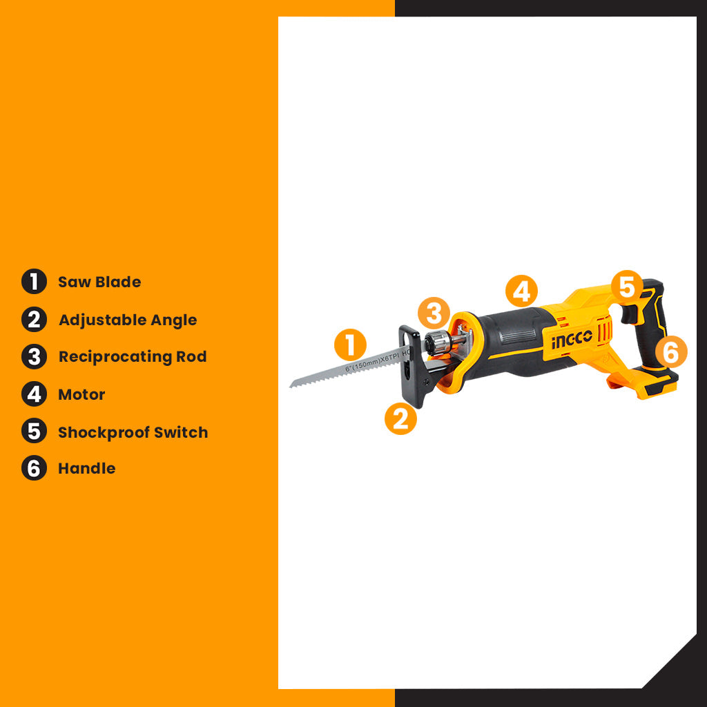 Scie alternative sans fil P20S 20V Lithium-Ion CRSLI1152 / CRSLI11521