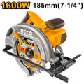 INGCO SCIE CIRCULAIRE 1600W 185MM NR [CS18568] – INGCO Maroc