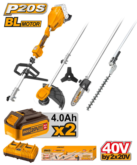 INGCO OUTILS DE JARDIN MULTIFONCTIONS SANS FIL [CSTLI2040386]