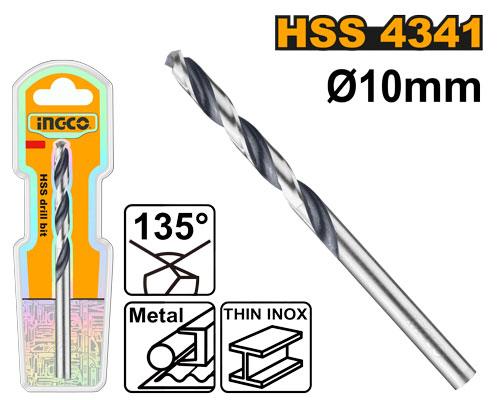 INGCO FORET 10.0MM HSS 4341 [DBT1201004]