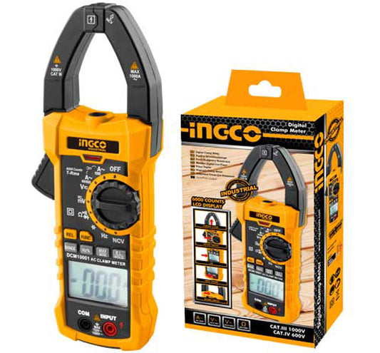 INGCO MULTIMETRE AC DIGITAL 6000 COUNTS [DCM10001]