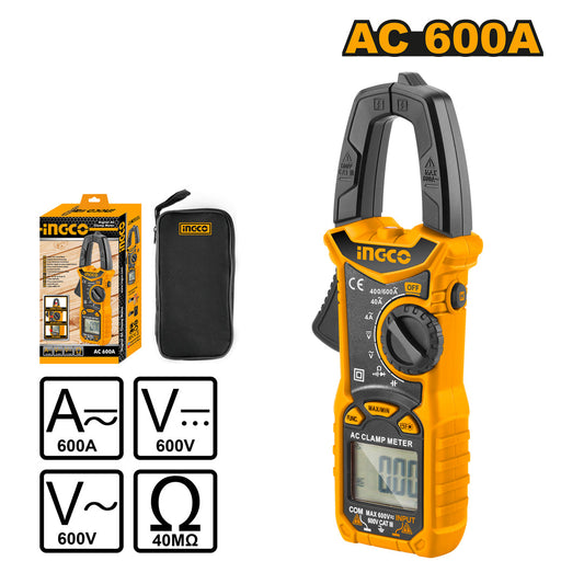 مشبك رقمي TRUE RMS مُحسّن مع مقياس سعة DCM6003
