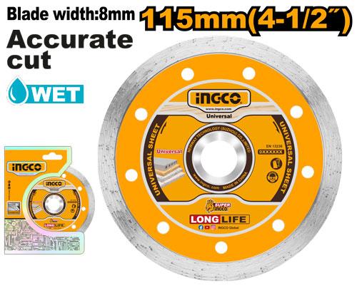 INGCO DISQUE DIAMANT A EAU 115MM [DMD021152]