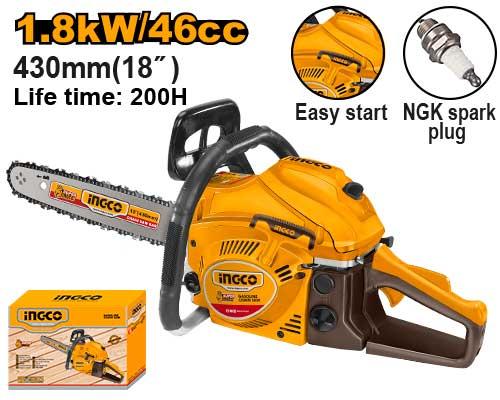 INGCO TRONCONNEUSE A ESSENCE 1.8KW [GCS5451811]
