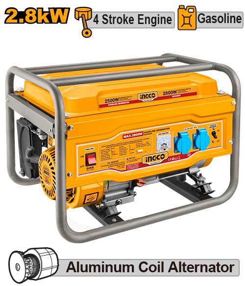 INGCO GENERATEUR A ESSENCE 3KVA 15L [GE30005]