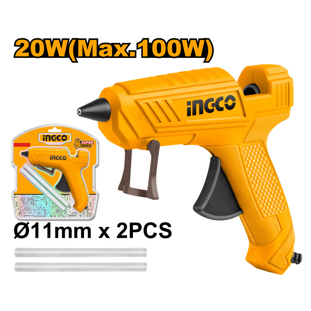 INGCO PISTOLET A COLLE 13-18G/MIN 11.2MM 100W [GG148] – INGCO Maroc