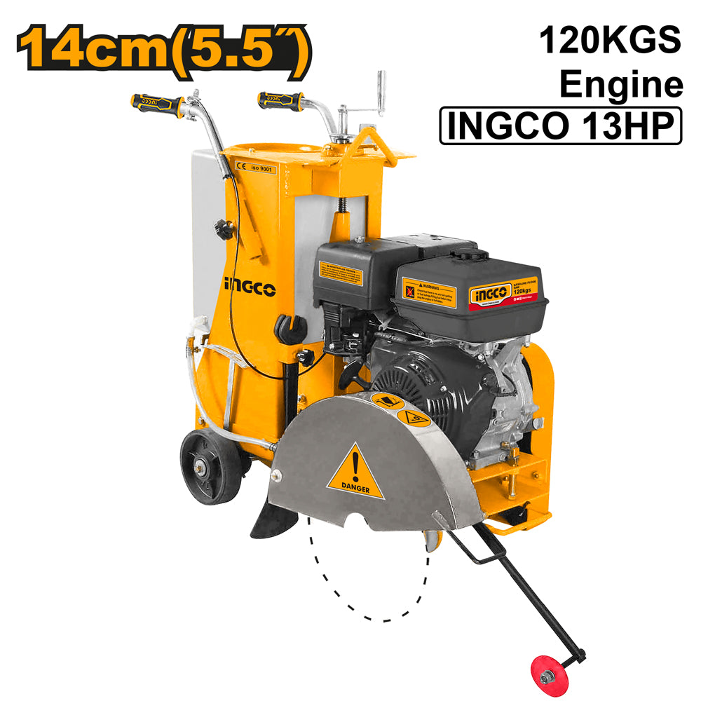 INGCO DECOUPEUSE A SOL MOTEUR 13HP 120KG [GSF16-2] – INGCO Maroc