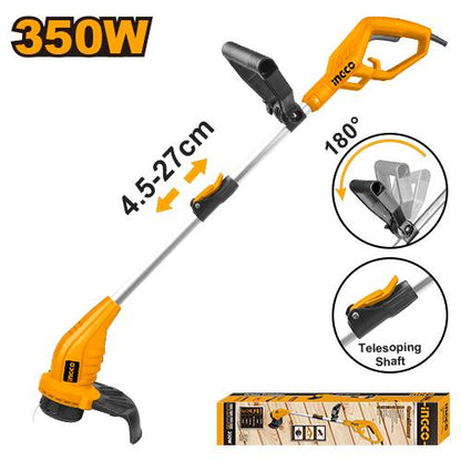 INGCO DEBROUSSAILLEUSE TELESCOPIQUE 350W [GT3512]