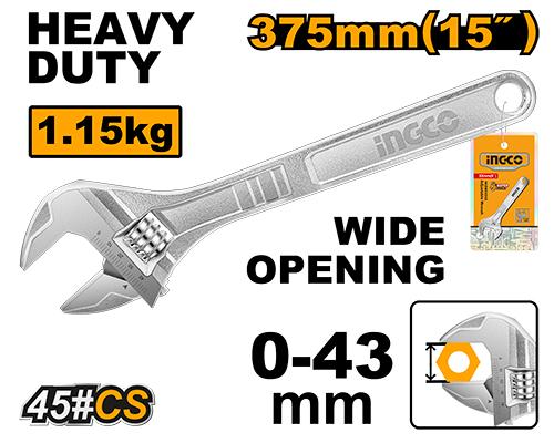 INGCO CLE A MOLETTE 375MM [HADW131152]