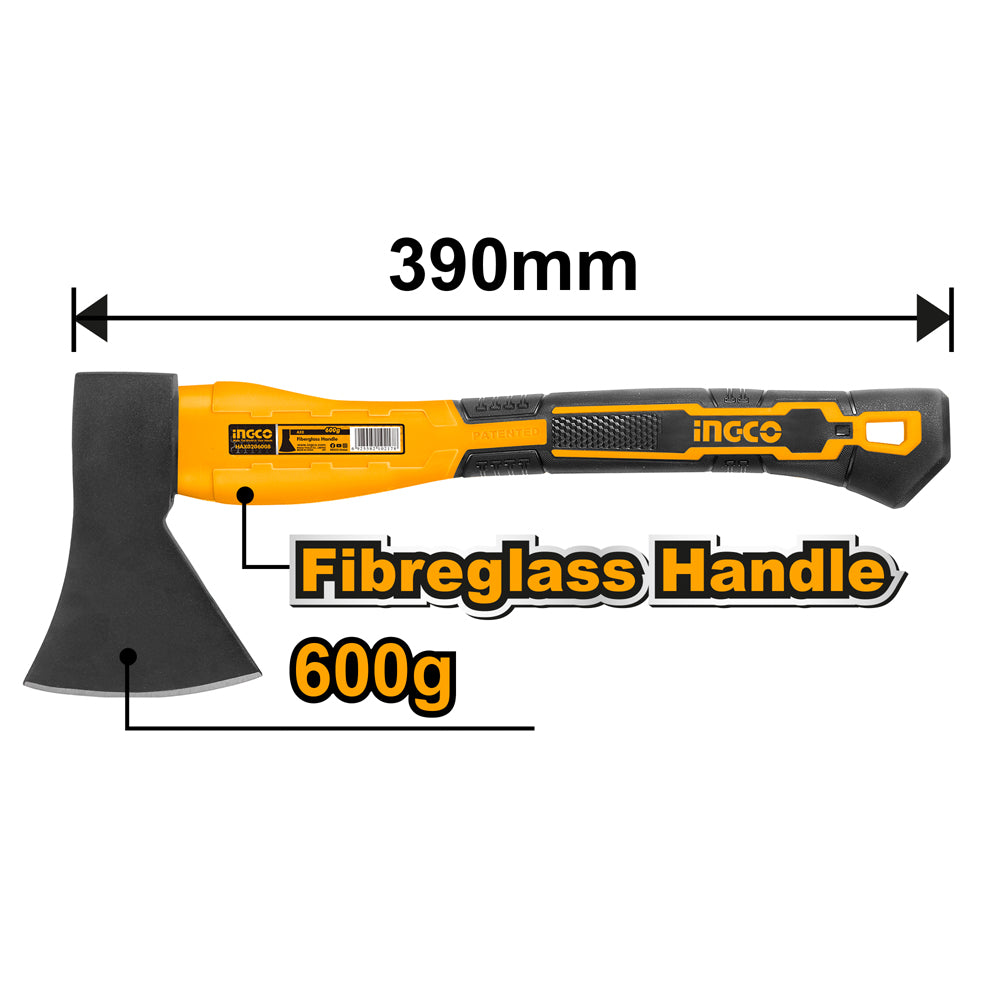 INGCO HACHE 600G LONGUEUR 360MM TETE FORGEE [HAX0206008] – INGCO Maroc
