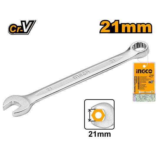 INGCO CLE MIXTE 21MM [HCSPA211]