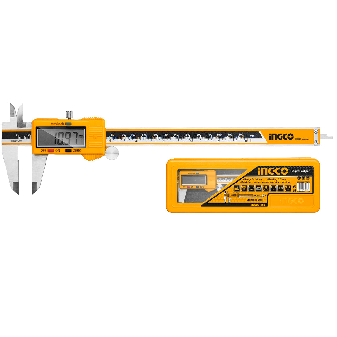 INGCO PIED A COULISSE DIGITAL 0-200MM [HDCD01200] – INGCO Maroc