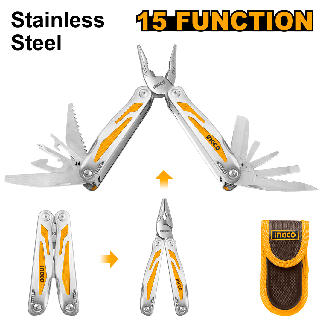 INGCO PINCE MULTIFONCTIONS PLIABLE (15 FONCTIONS) [HFMFT0115] – INGCO Maroc