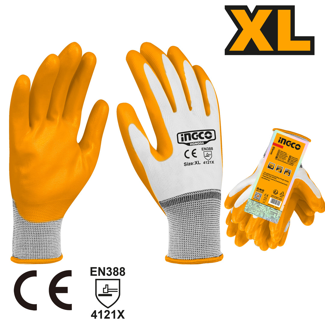 INGCO GANTS EN NITRILE XL NR [HGNG04] – INGCO Maroc