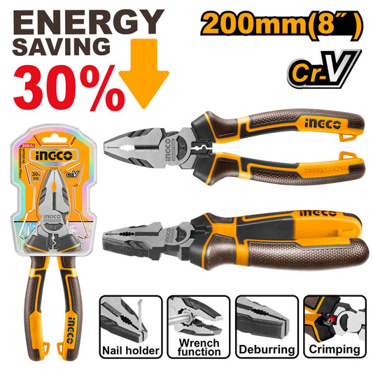 INGCO PINCE UNIVERSELLE HAUTE PERFORMANCE 200MM [HHCP28200]