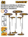 INGCO JEU DE 8 CLES HEXAGONALES A POINTE SPHERIQUE T ING [HHKT80828] – INGCO Maroc