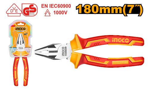 INGCO PINCE UNIVERSELLE ISOLEE 7''/180MM [HICP28188] – INGCO Maroc