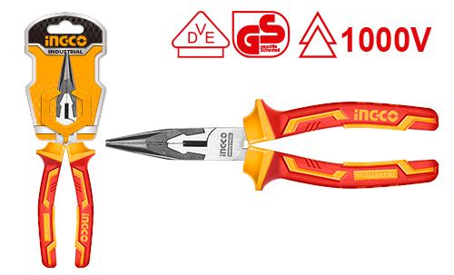 INGCO PINCE A LONG BEC ISOLEE 6''''/160MM [HILNP28168]
