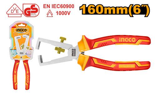 INGCO PINCE A DENUDER ISOLEE 6''''/160MM [HIWSP28160]