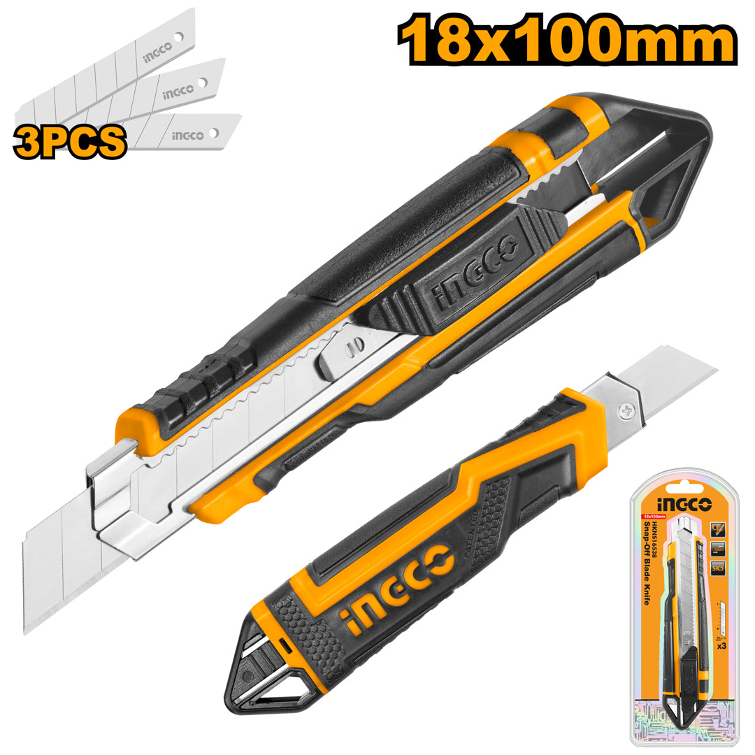 INGCO CUTTER 18MMX100MM 3 LAMES 169MM [HKNS16538] – INGCO Maroc