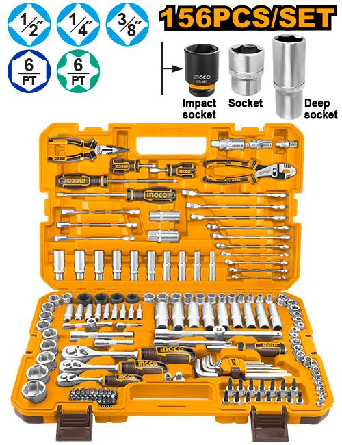INGCO JEU DE 156 PIECES ET OUTILS [HKTHP21561]