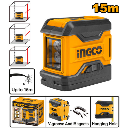 INGCO NIVEAU LASER AUTO NIVELLEMENT 15M INGCO [HLL156508]