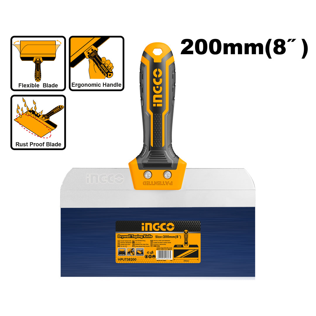 INGCO COUTEAU A ENDUIRE 200MM [HPUT38200]
