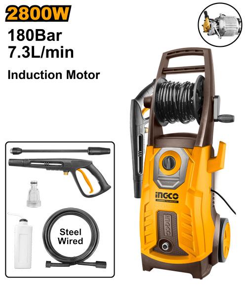 INGCO NETTOYEUR HAUTE PRESSION 2800W 180BAR [HPWR28008]