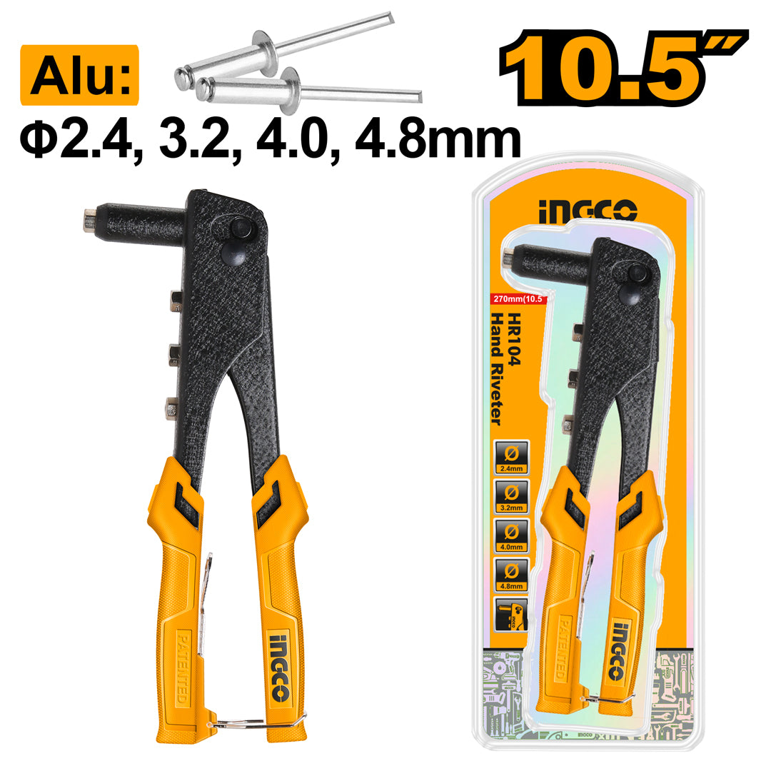 INGCO PINCE A RIVETER 2.4MM, 3.2MM,4MM,4.8MM [HR104] – INGCO Maroc