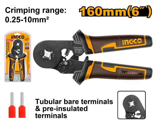 INGCO PINCE A SERTIR LES COSSES A CLIQUET 6'' [HRCPG05210]