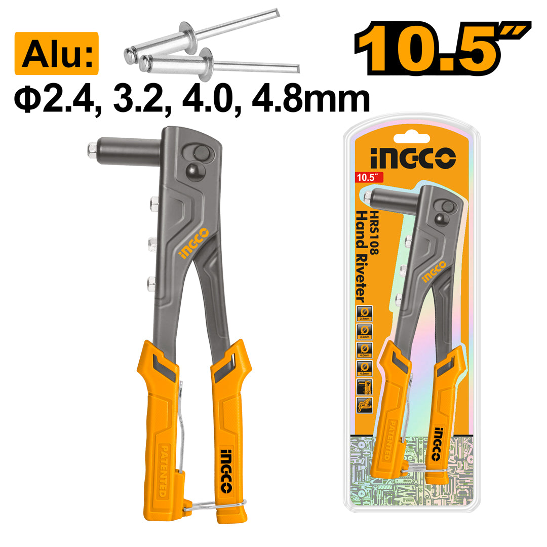 INGCO PINCE A RIVETER 2.4MM, 3.2MM,4MM,4.8MM [HRS108] – INGCO Maroc