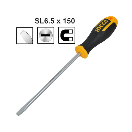 مفك براغي مشقوق ذو ساق مسطحة 6.5 × 150 مم HS686150