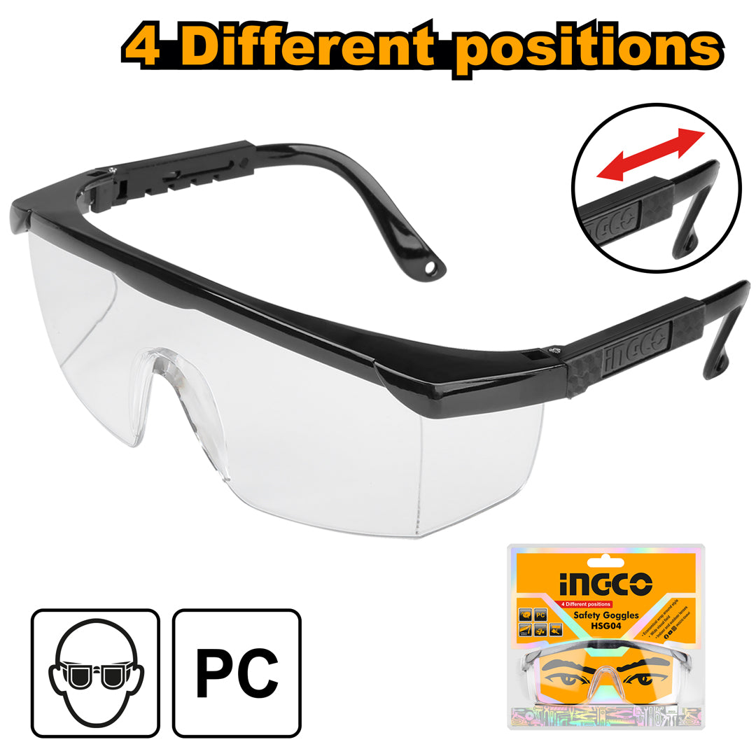 INGCO LUNETTES DE PROTECTION [HSG04] – INGCO Maroc