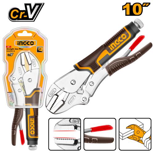 INGCO PINCE-ETAU A MACHOIRE DROITE 255MM [HSJP0210]
