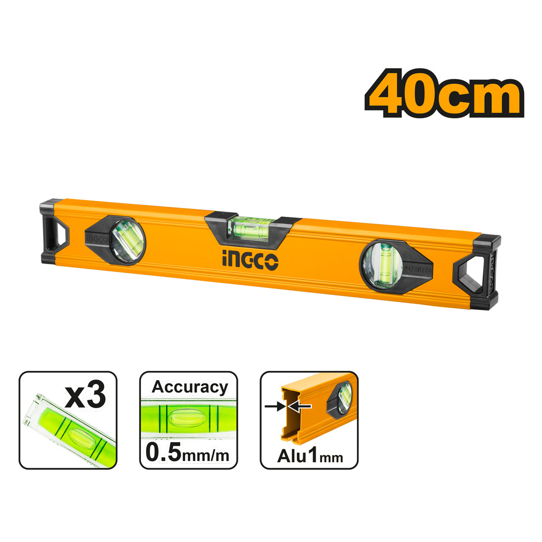 INGCO NIVEAU ALUMINIUM 40 CM [HSL18040] – INGCO Maroc