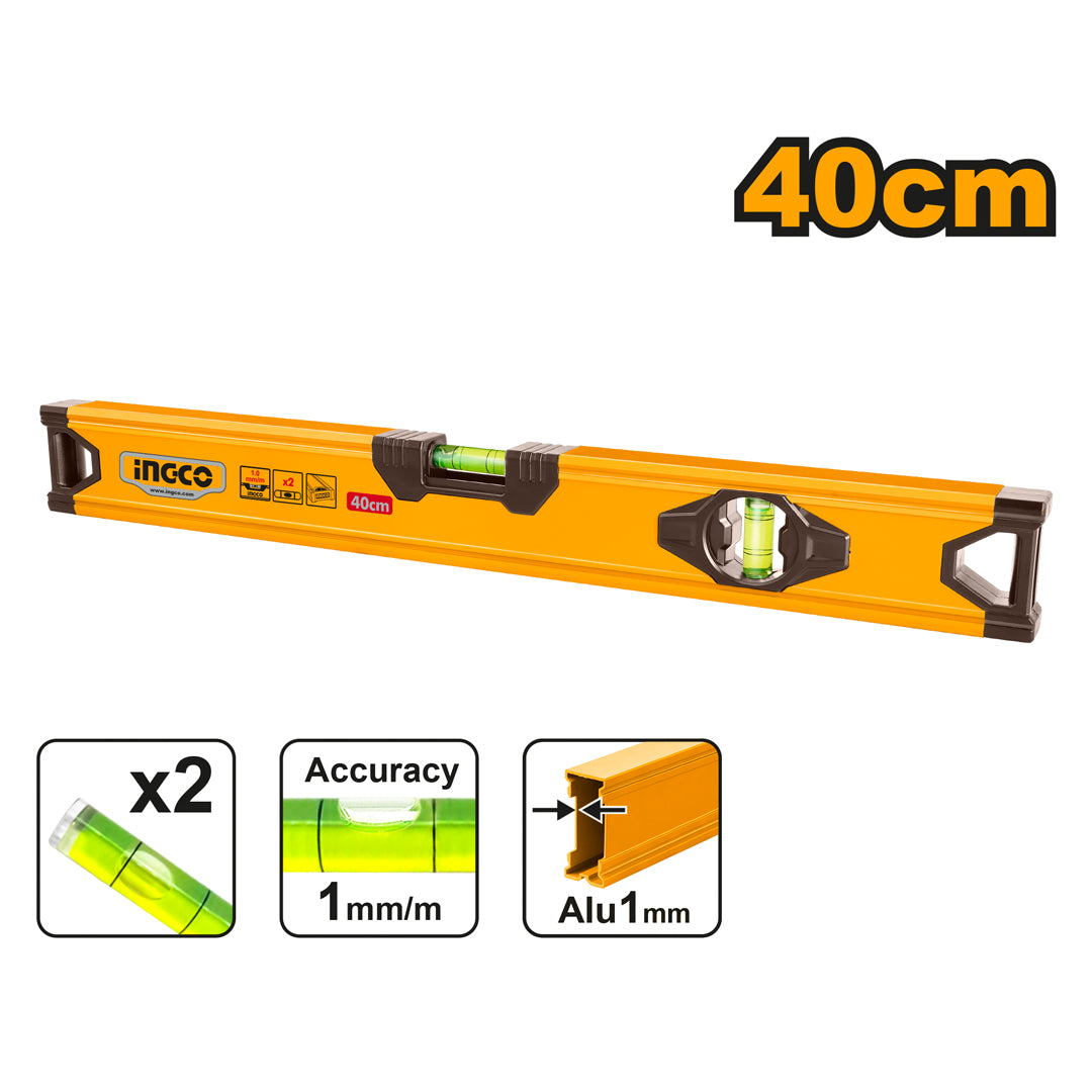 INGCO NIVEAU ALUMINIUM 40 CM NR [HSL58040] – INGCO Maroc